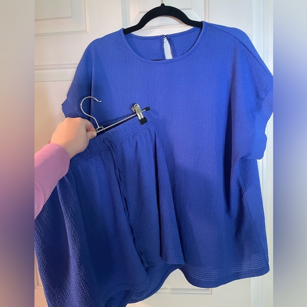 SHEIN Royal Blue Set
